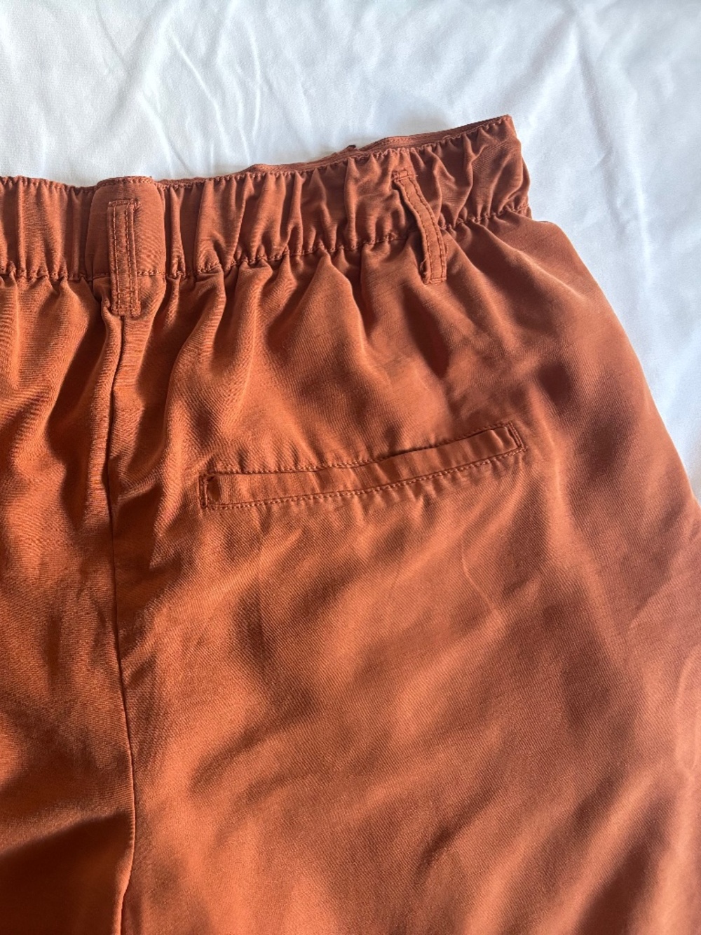 Free People rust-colored wide-leg pants - Picture 3 of 5